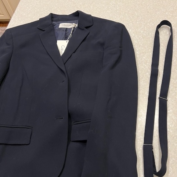 Vintage Calvin Klein Collection Blue womens blazer, NWT. - Picture 11 of 11